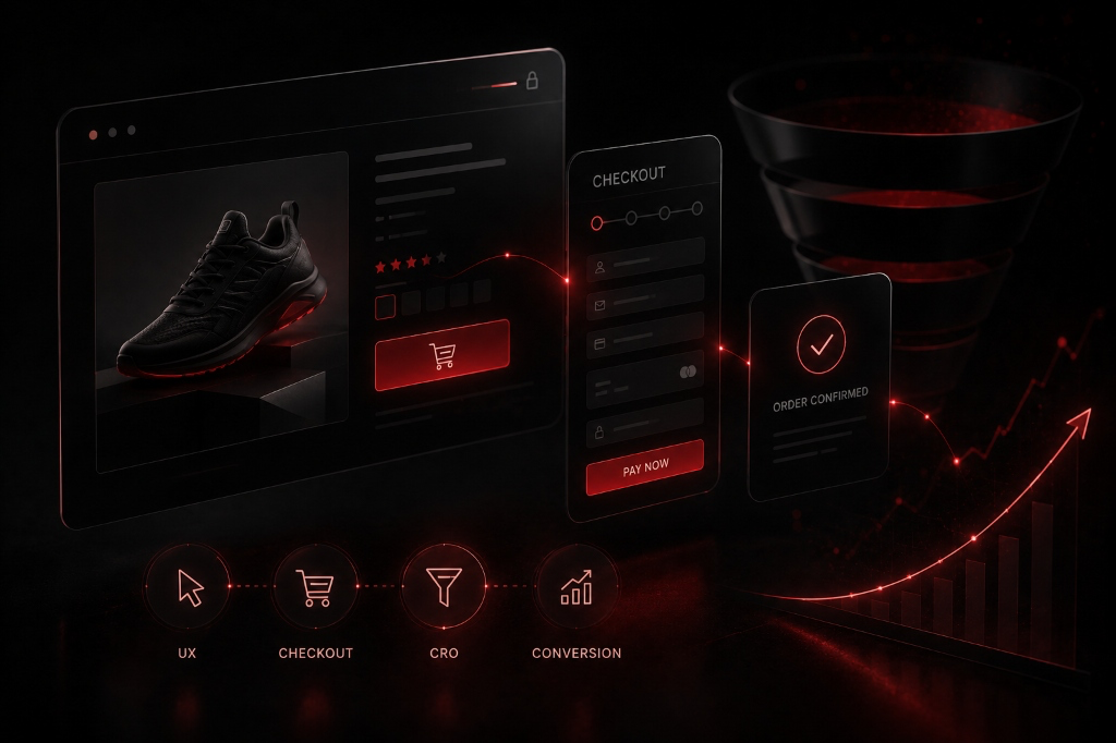 Wyższa konwersja w e-commerce: UX, checkout i CRO
